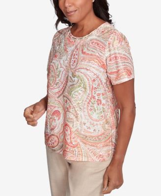 Women's Catalina Island Double-Knotted Paisley Top