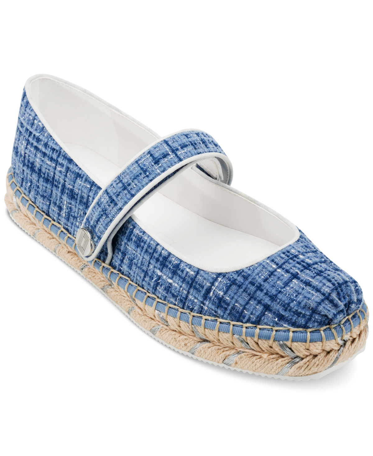 Shop Karl Lagerfeld Women's Mikai Espadrille Flats In Cornflower Blue