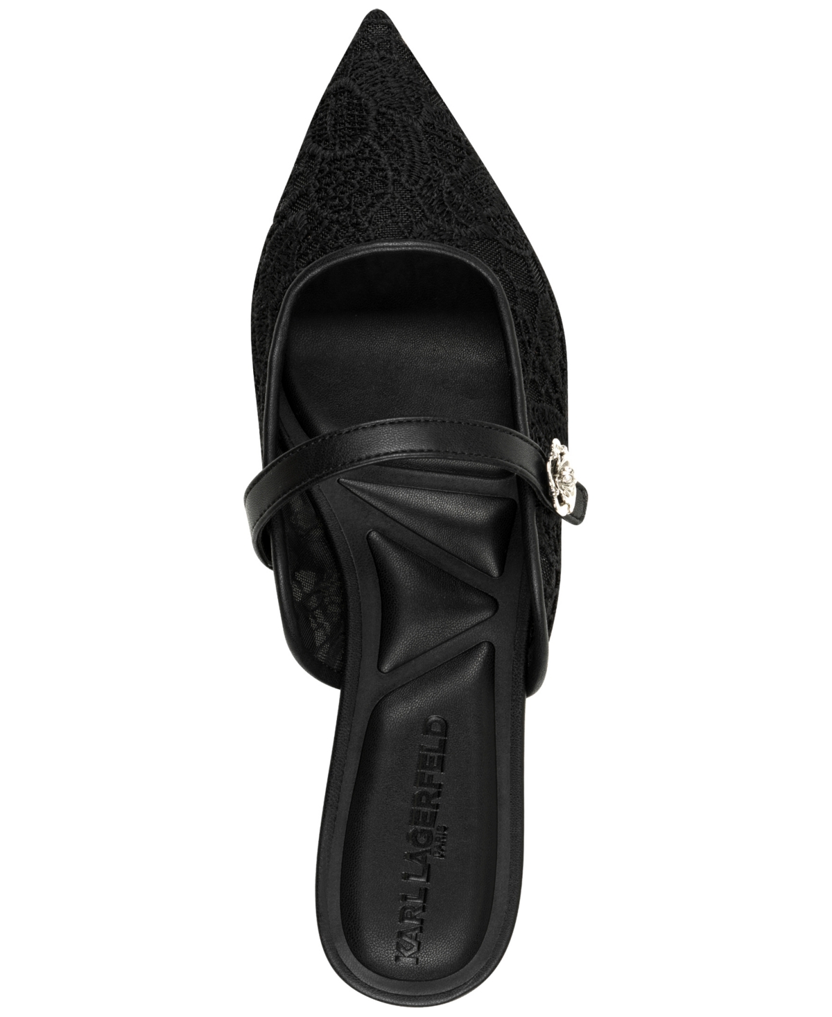 Karl Lagerfeld Women's Vadyn Pointed-toe Flats In Black