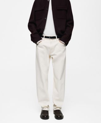 MANGO - Men's EU Straight Fit Cotton Jeans