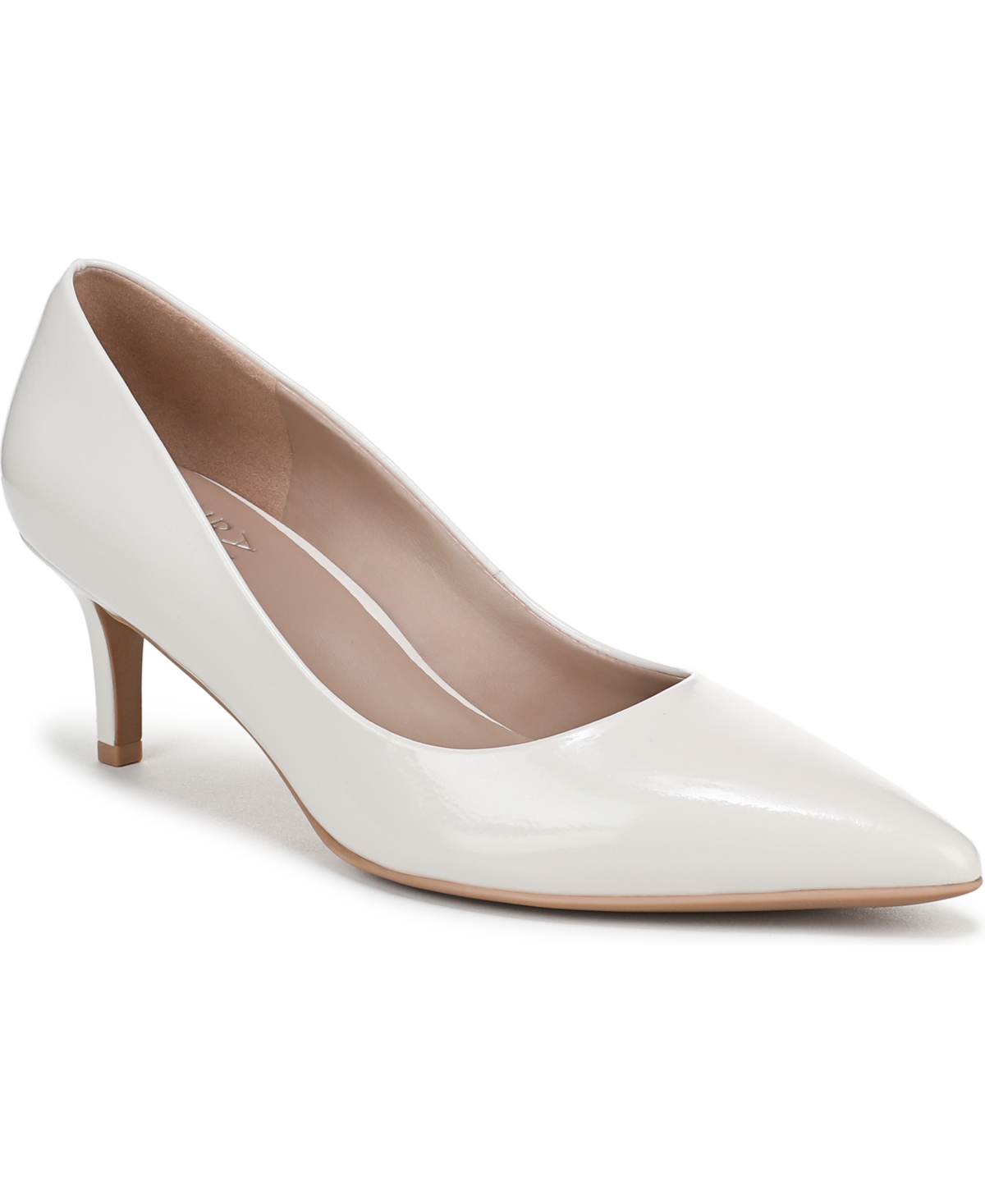 Women's Everly Pointed Toe Pumps - Warm White Patent Leather