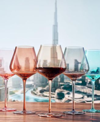 Colors of Dubai Wine Glasses, Set of 5