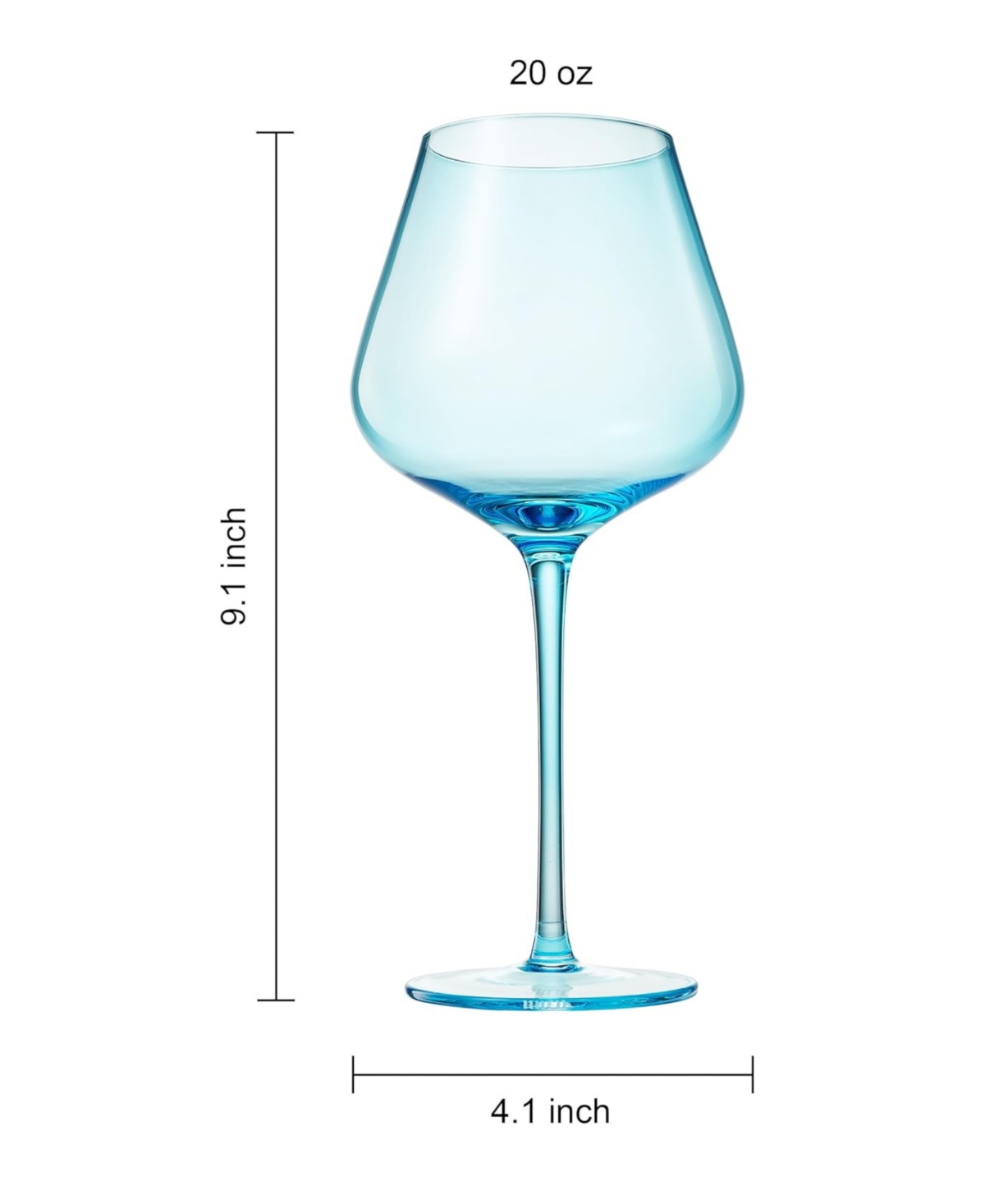 The Wine Savant Colors Of The Rocky Mountains Wine Glasses, Set Of 5 In Multicolor