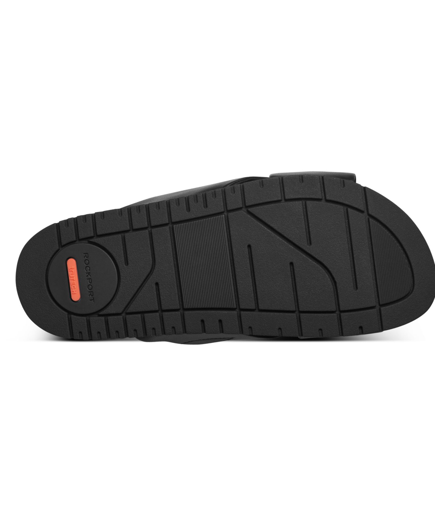 Женские сандалии Rockport Leia Crisscross Flat Footbed, цвет: Чёрный кожаный — фото 5
