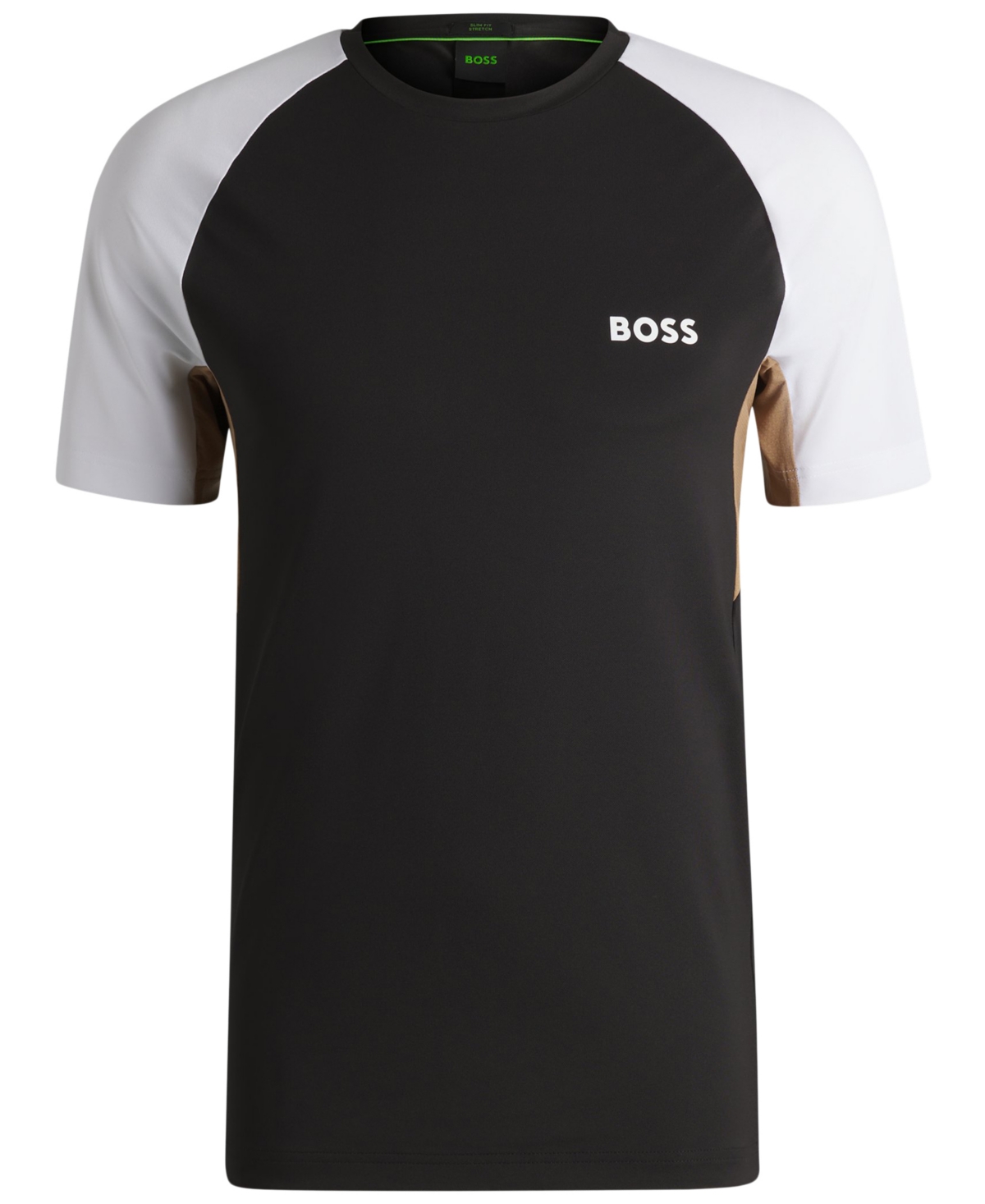 Shop Hugo Boss Boss By  Men's Active Color-blocked T-shirt In Black