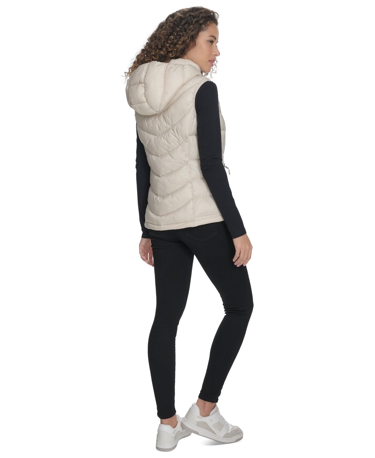 Shop Charter Club Women's Packable Hooded Puffer Vest, Created For Macy's In Chino