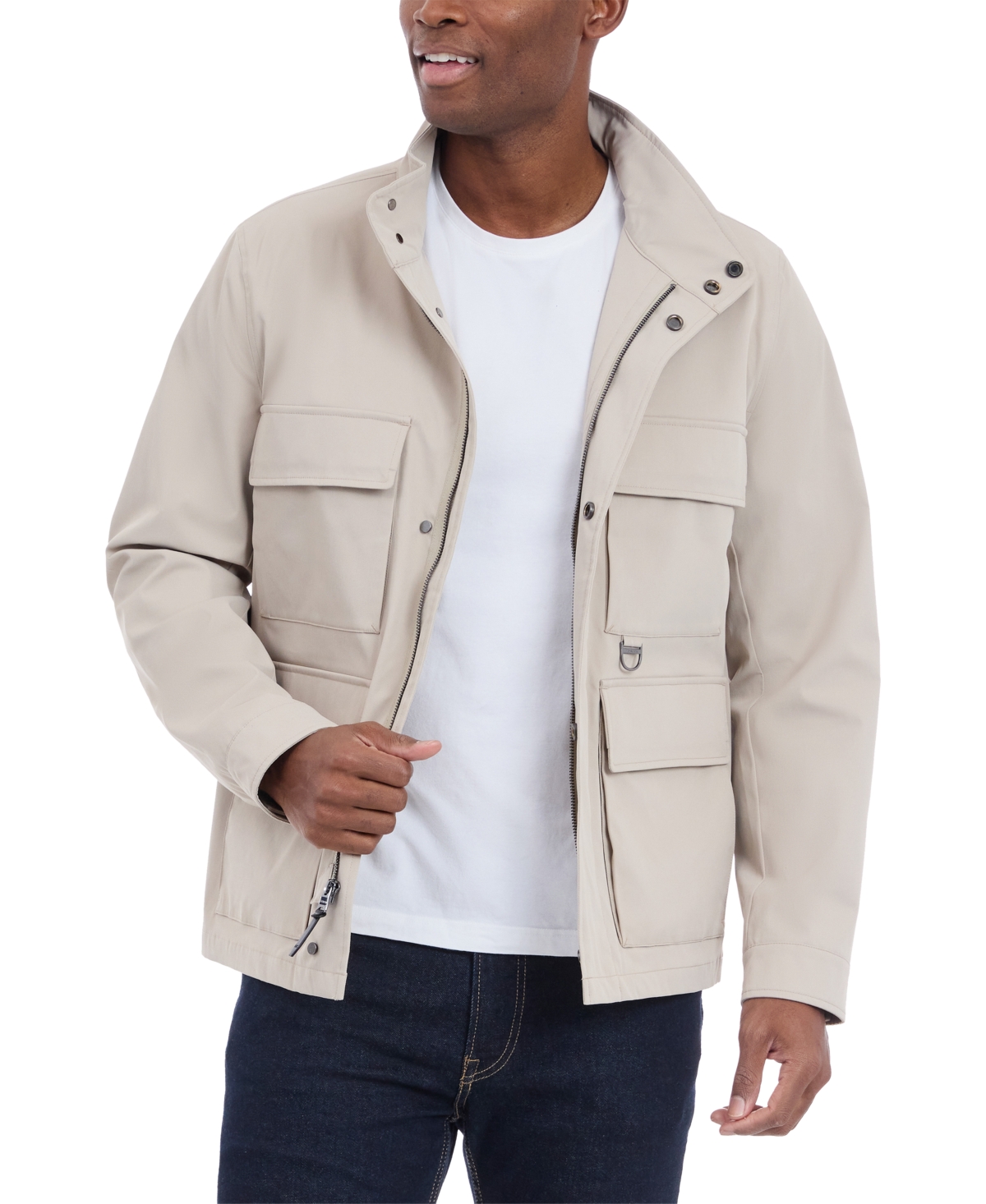 Michael Kors Men's Four Pocket Field Coat In Neutral