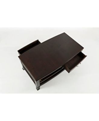 Downtown Contemporary 48" Coffee Table, Dark Merlot