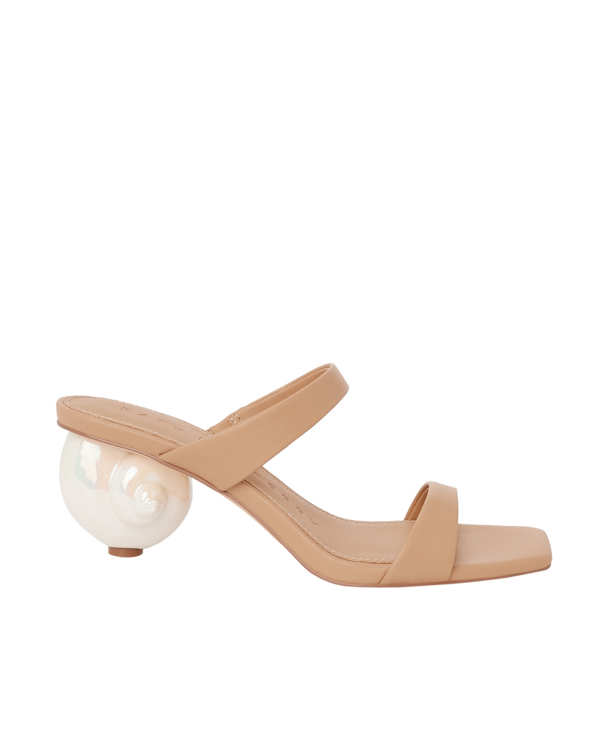 Shop Katy Perry Women's Maritime Two Band Slip-on Shell Sandals In Caramel