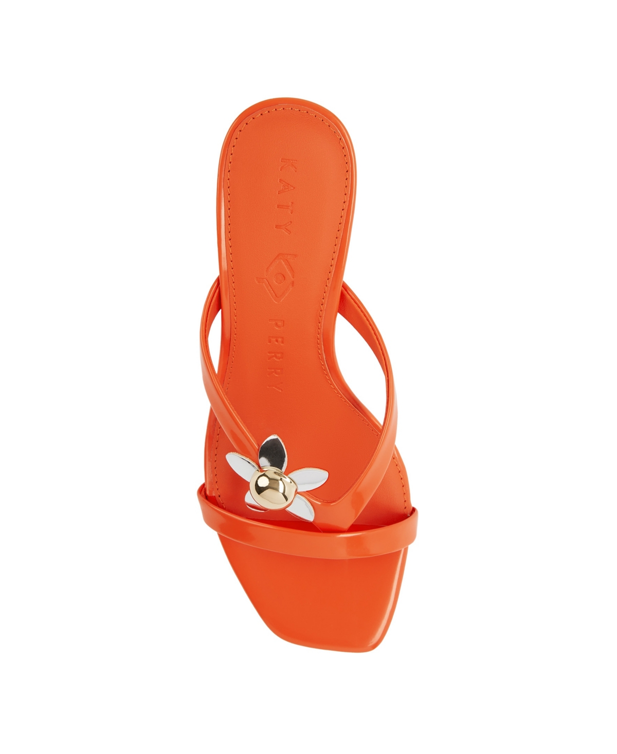 Shop Katy Perry Women's Oceanside Flower Slip-on Sandals In Flame