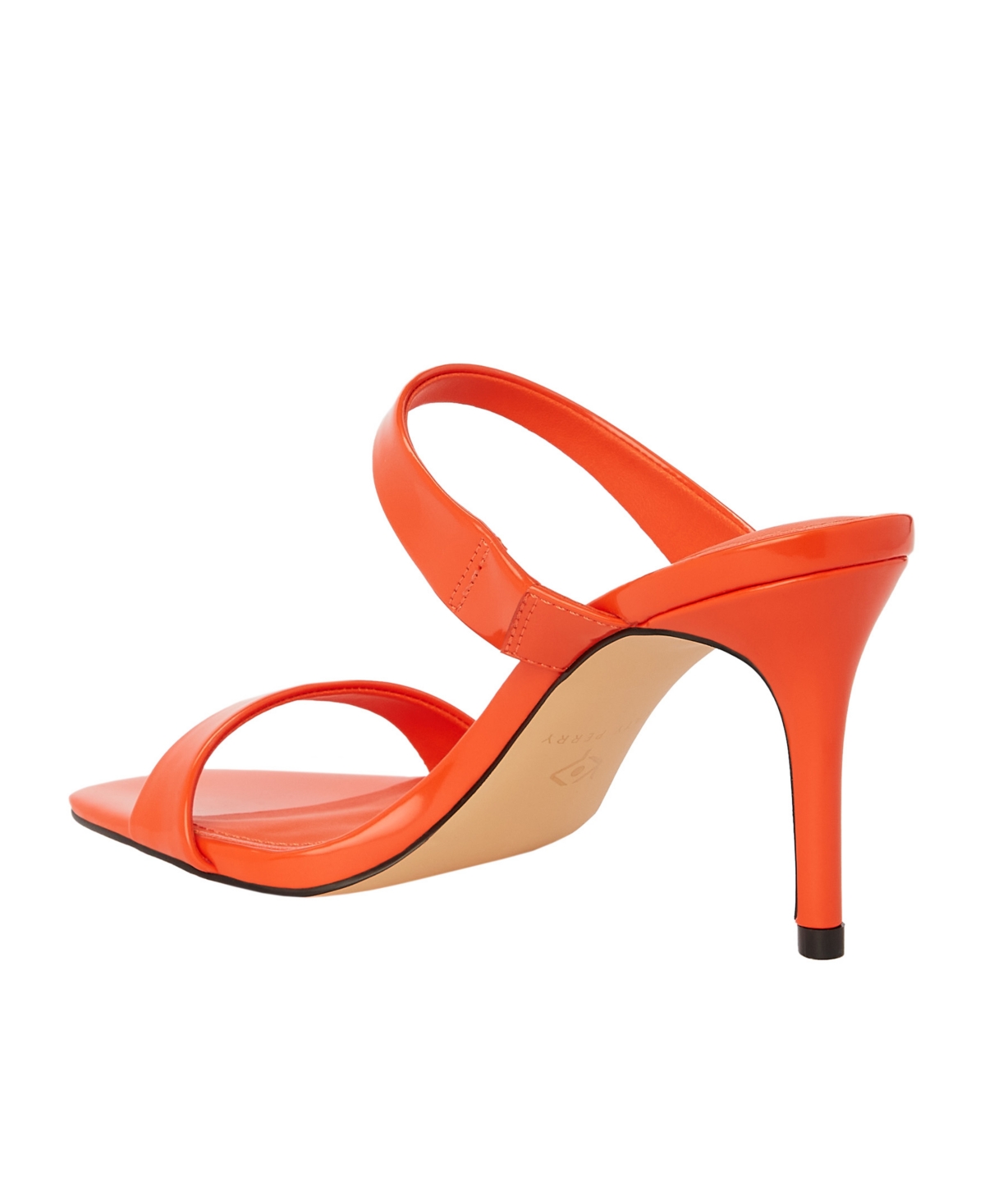 Shop Katy Perry Women's Analia Two Band Slip-on Stiletto Sandals In Flame