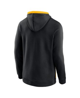 Men's Black Pittsburgh Pirates True Classics Fanarama Pullover Hoodie