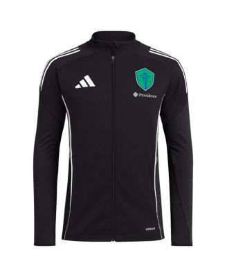 Men's Black Seattle Sounders FC 2025 Full-Zip Training Jacket