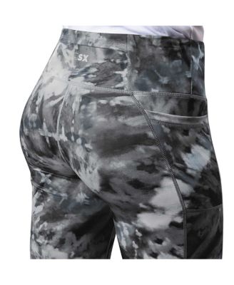 Women's Black Washington Commanders Aubrey Tie-Dye Leggings