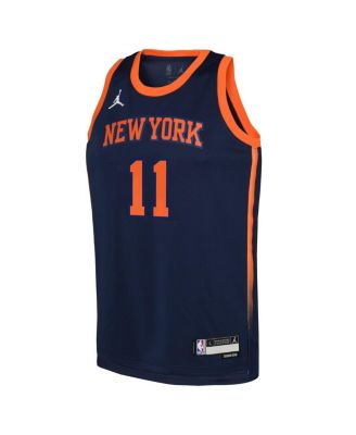 Youth Jalen Brunson Navy New York Knicks Swingman Jersey - Statement Edition