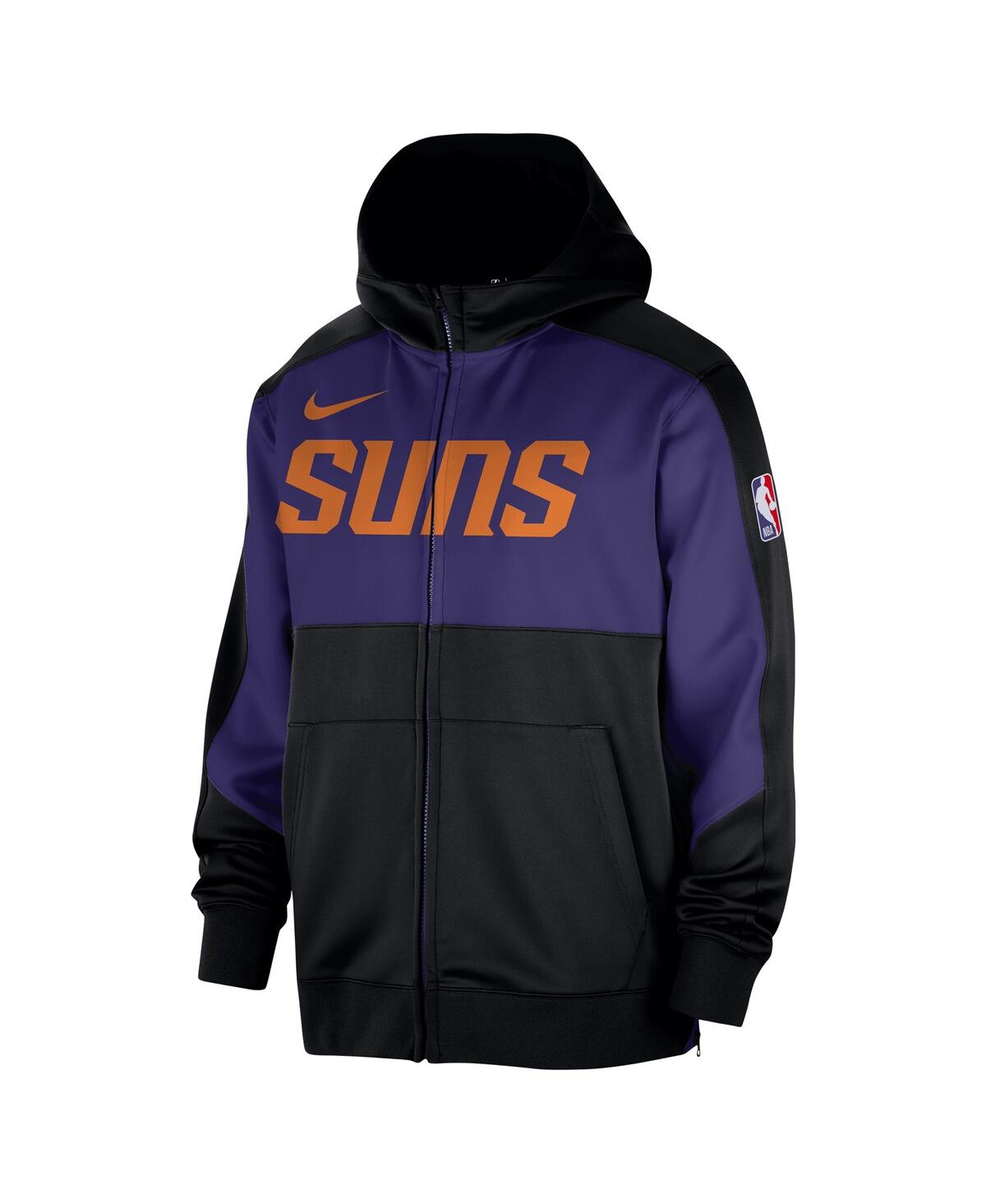 Nike Men's Black Phoenix Suns Authentic On-court Showtime Performance Full-zip Hoodie In Multi