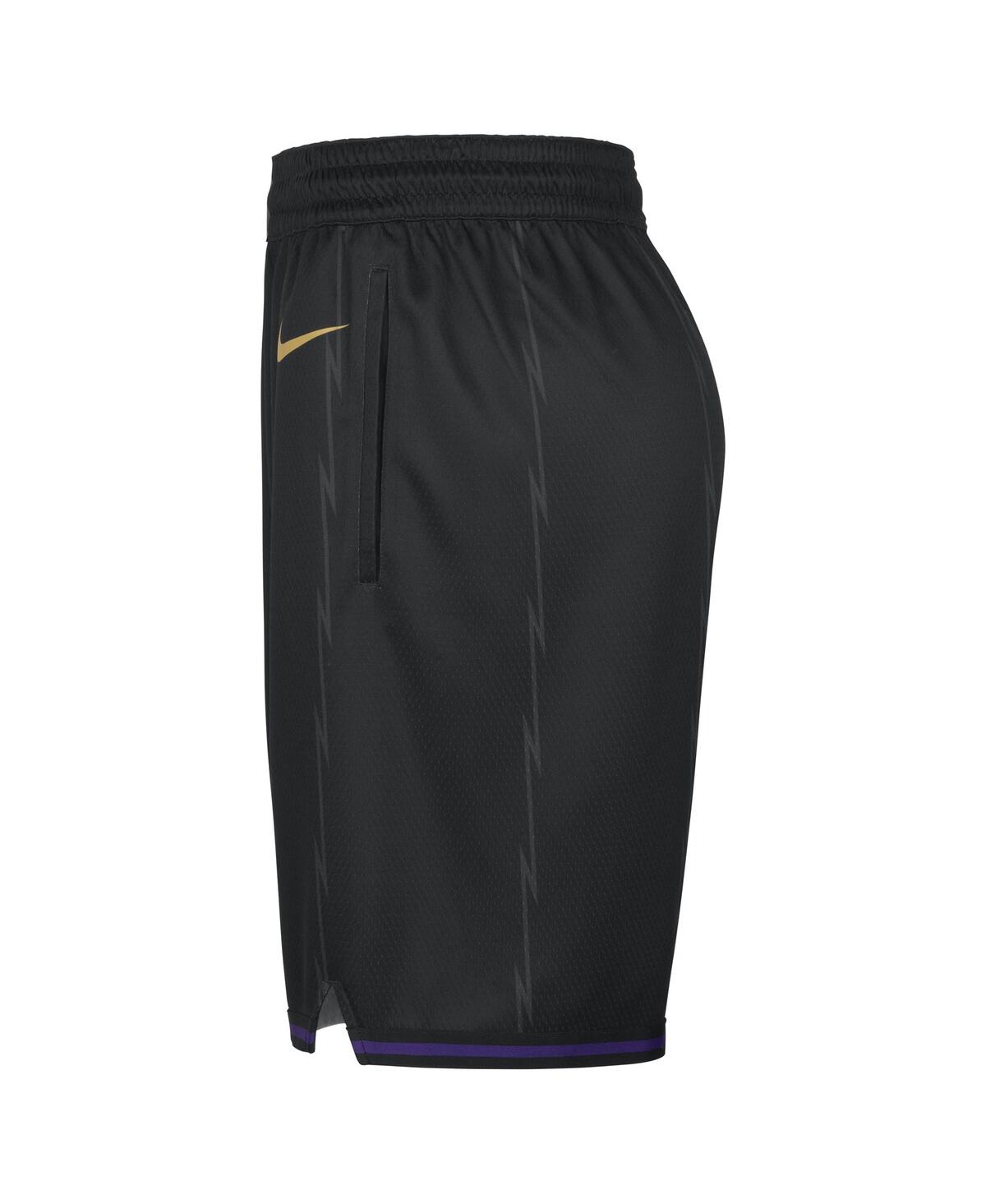 Nike Men's Black Toronto Raptors 2024/25 City Edition Swingman Shorts In Black