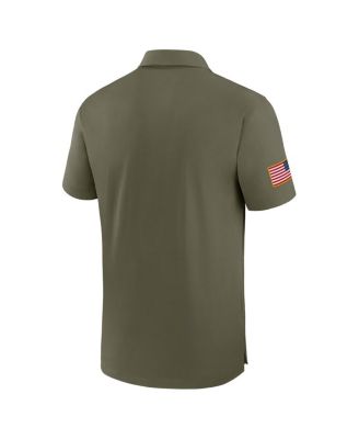 Men's Olive Kentucky Wildcats 2024 Military Appreciation Tour Performance Polo