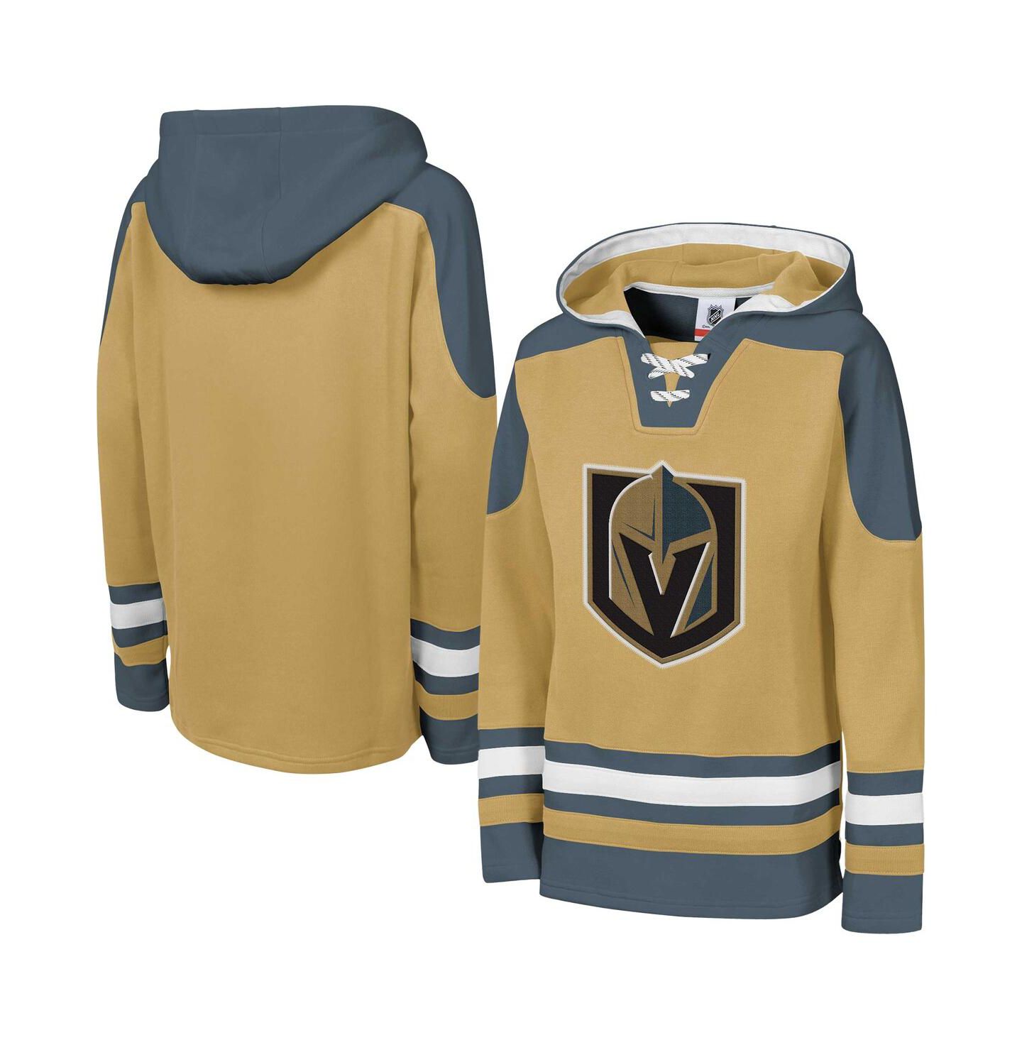 Худи Outerstuff Youth Gold Vegas Golden Knights Must Have Home V-Neck Pullover для мальчиков — фото 1