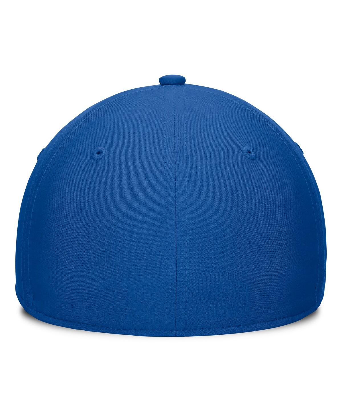 Fanatics Men's Gray/royal Buffalo Sabres Fundamental Top Shelf 2-tone Flex Hat In Gray,royal