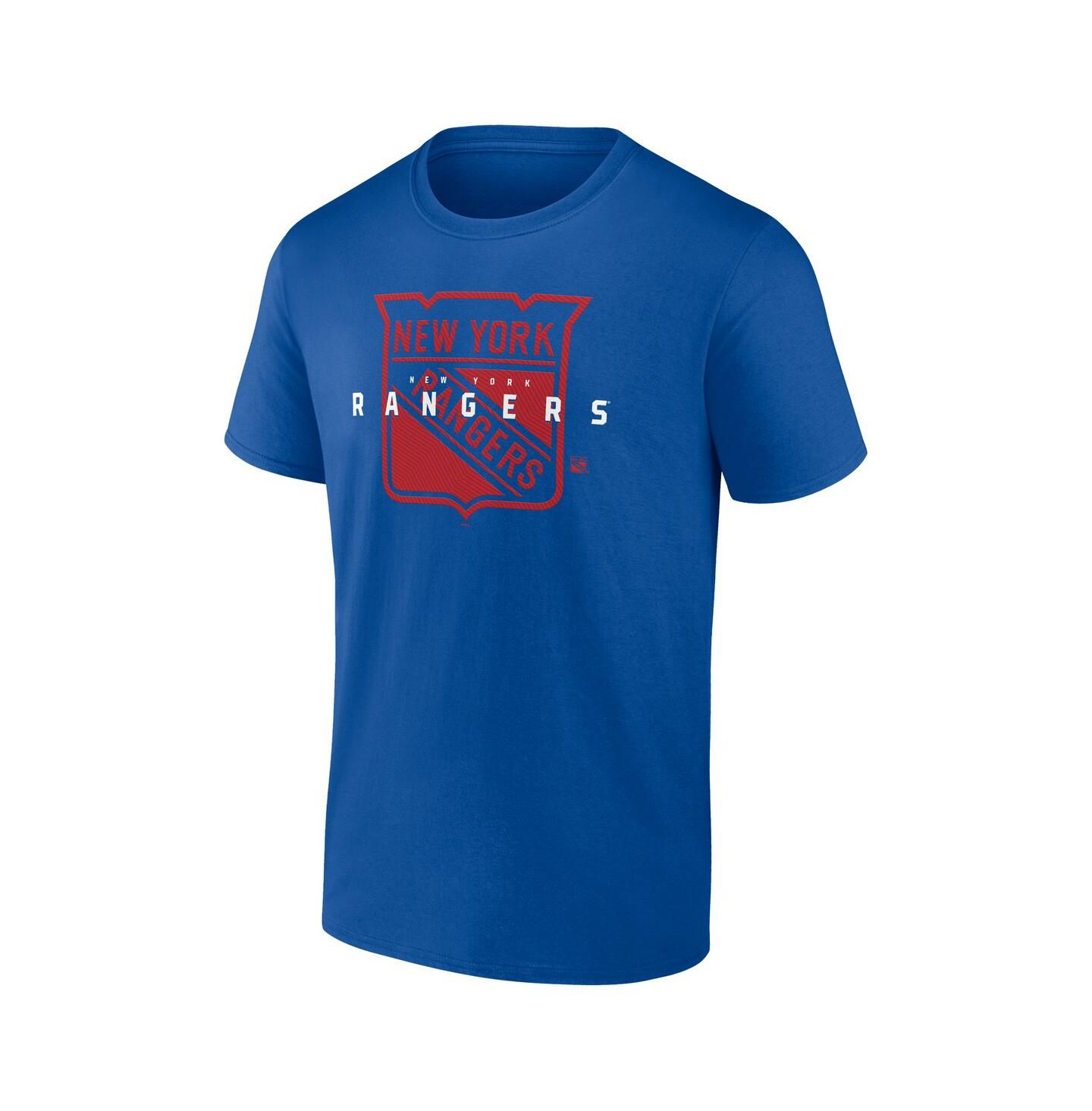 Мужская футболка Logo Athletic Blue New York Rangers Coordinate — фото 2