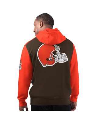 Men's Brown Cleveland Extreme Pullover Hoodie