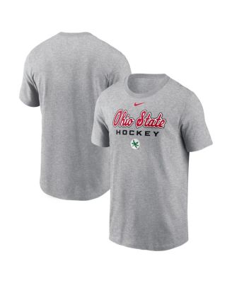 Nike - Men's Gray Ohio State Buckeyes Hockey T-Shirt