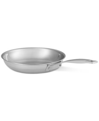 Classic Stainless Steel Round Frying Pan, 8"