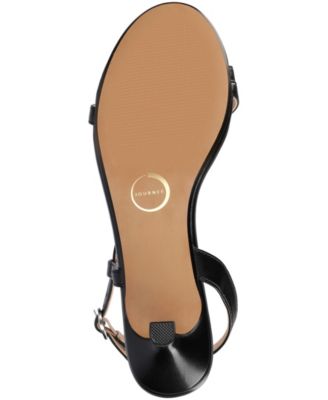 Women's Jemry Asymmetrical Strap Kitten Heel Strap Dress Sandals