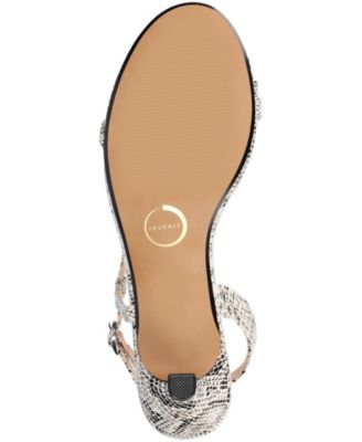 Women's Jemry Asymmetrical Strap Kitten Heel Strap Dress Sandals