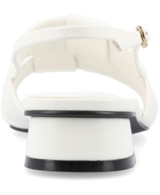 Women's Tabatha Block Heel Slingback Flat Sandals