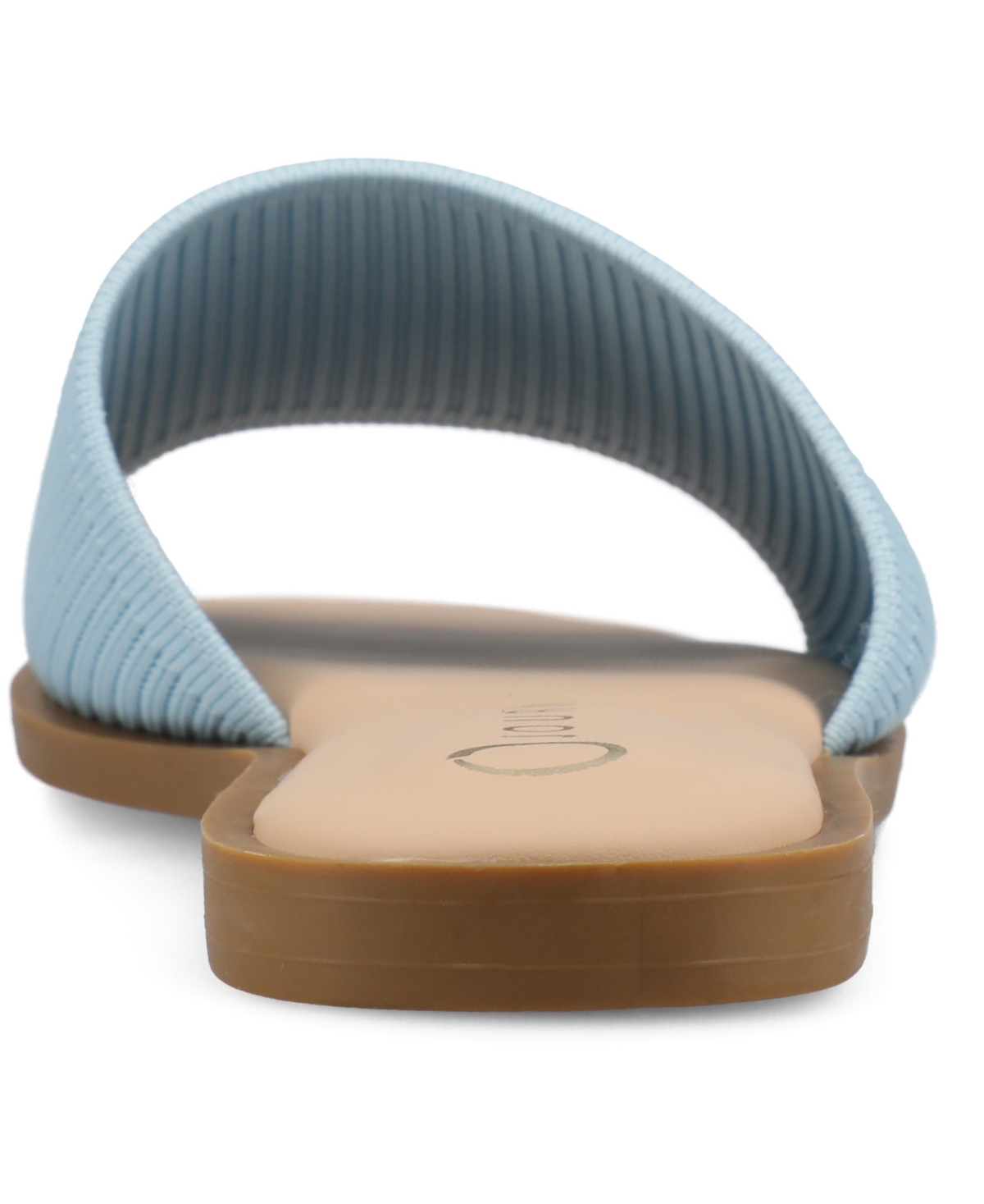 Journee Collection Cloudsteppers Womens Prisilla Flat Sandals In Blue