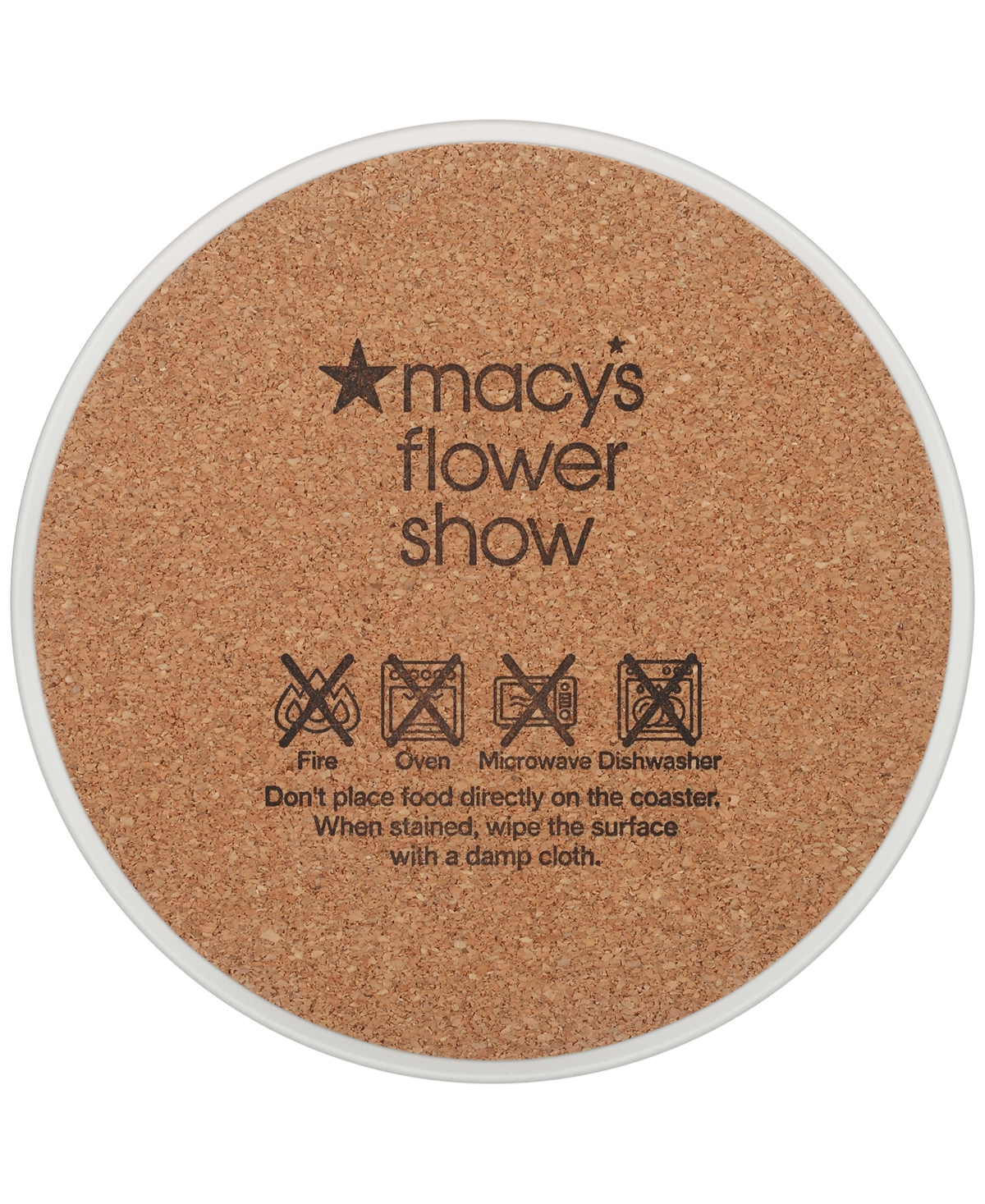 Macy's Flower Show 4-Piece Ceramic Coaster Set, Exclusively at Macy's