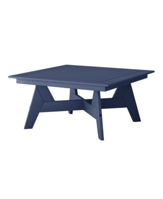 Outdoor 5-Piece Navy Blue Modular Sectional Patio Furniture Sofa Set