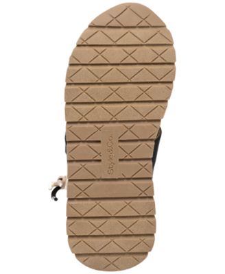 Women's Sookie Leather Wedge Sandals, Exclusively at Macy's