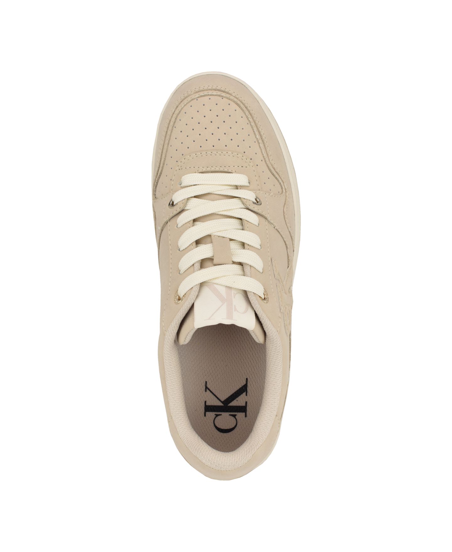 Женские кроссовки Calvin Klein Henlea Logo Court, цвет: Светлый натуральный — фото 4