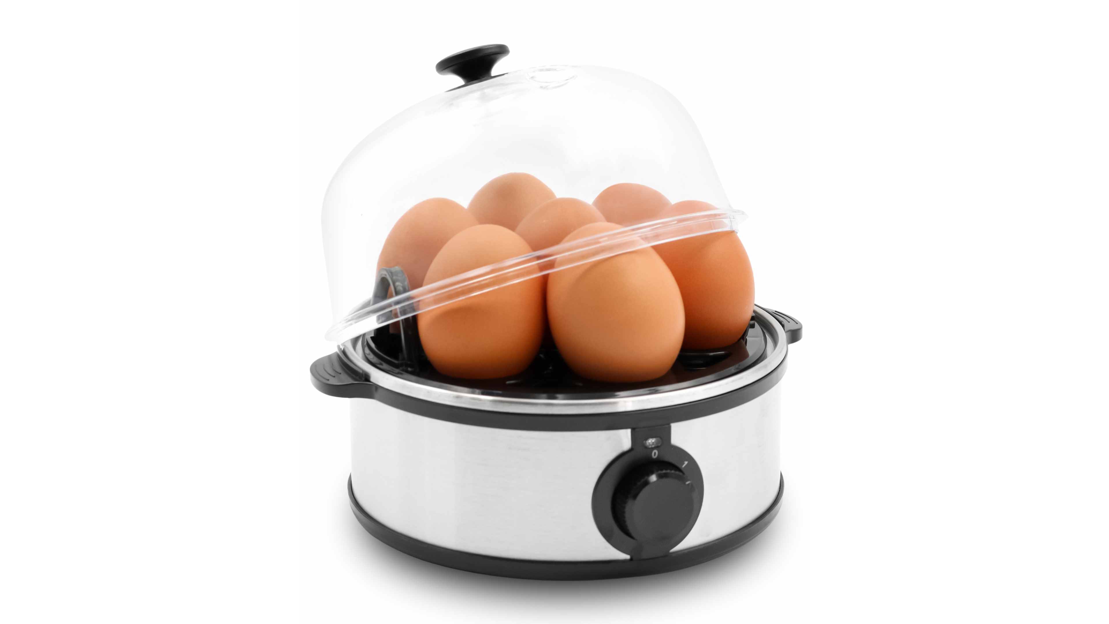 Elite Cuisine Stainless Steel Automatic Egg Cooker