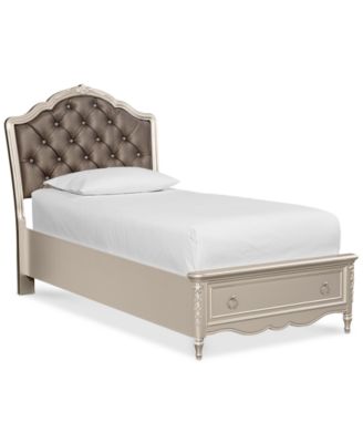 Furniture - Majestic Twin Upholstered Storage Bed