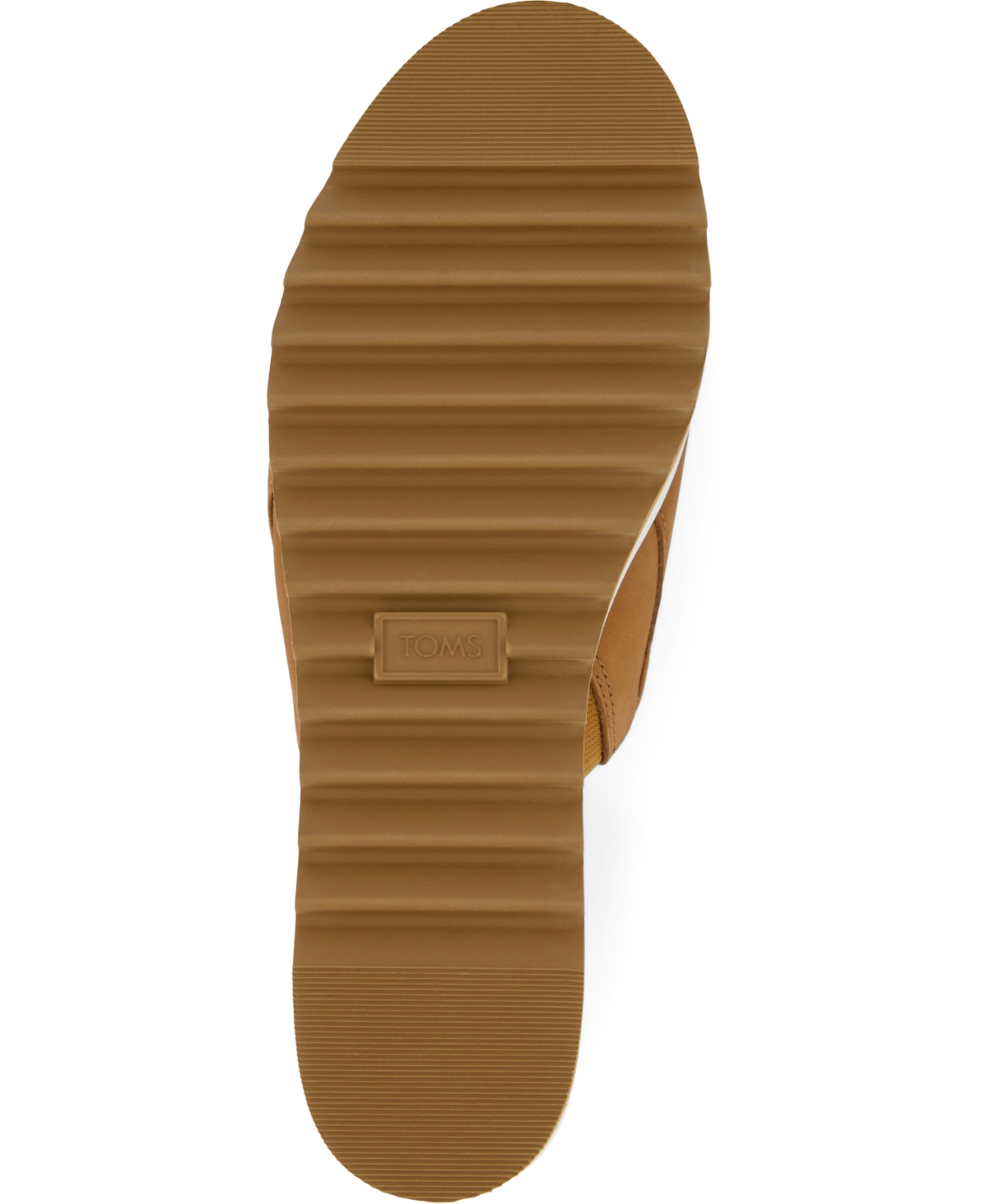 Shop Toms Women's Diana Slip-on Wedge Sandals In Brown Sugar Leather