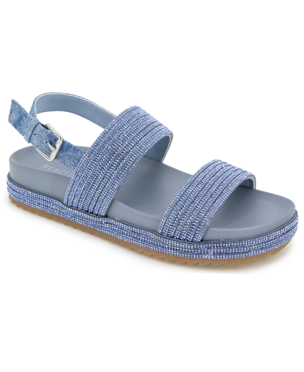 Kenneth Cole Reaction Women's Debra Round Toe Sandals In Denim Blue