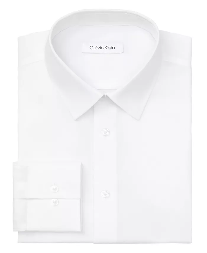 Men's Refined Cotton Stretch Shirt, Regular Fit - thumbnail 3