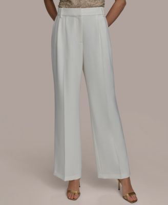 Donna Karan New York - Women's Pleat-Front Wide-Leg Pants
