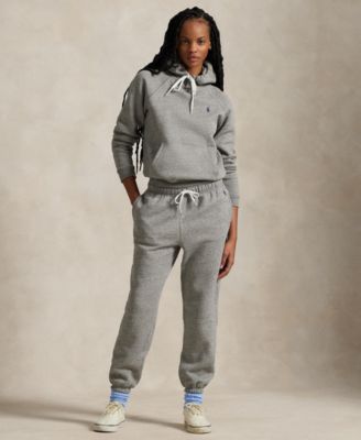 Women's Shrunken Fit Fleece Hoodie Sweatshirt