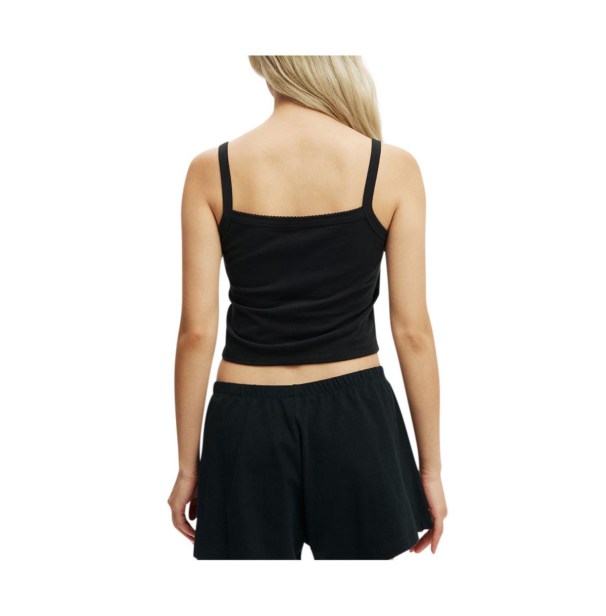 Cotton On Women's Peached Jersey Button Up Cami