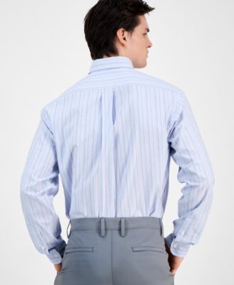 Men's Stripe Oxford Dress Shirt, Exclusively at Macy's