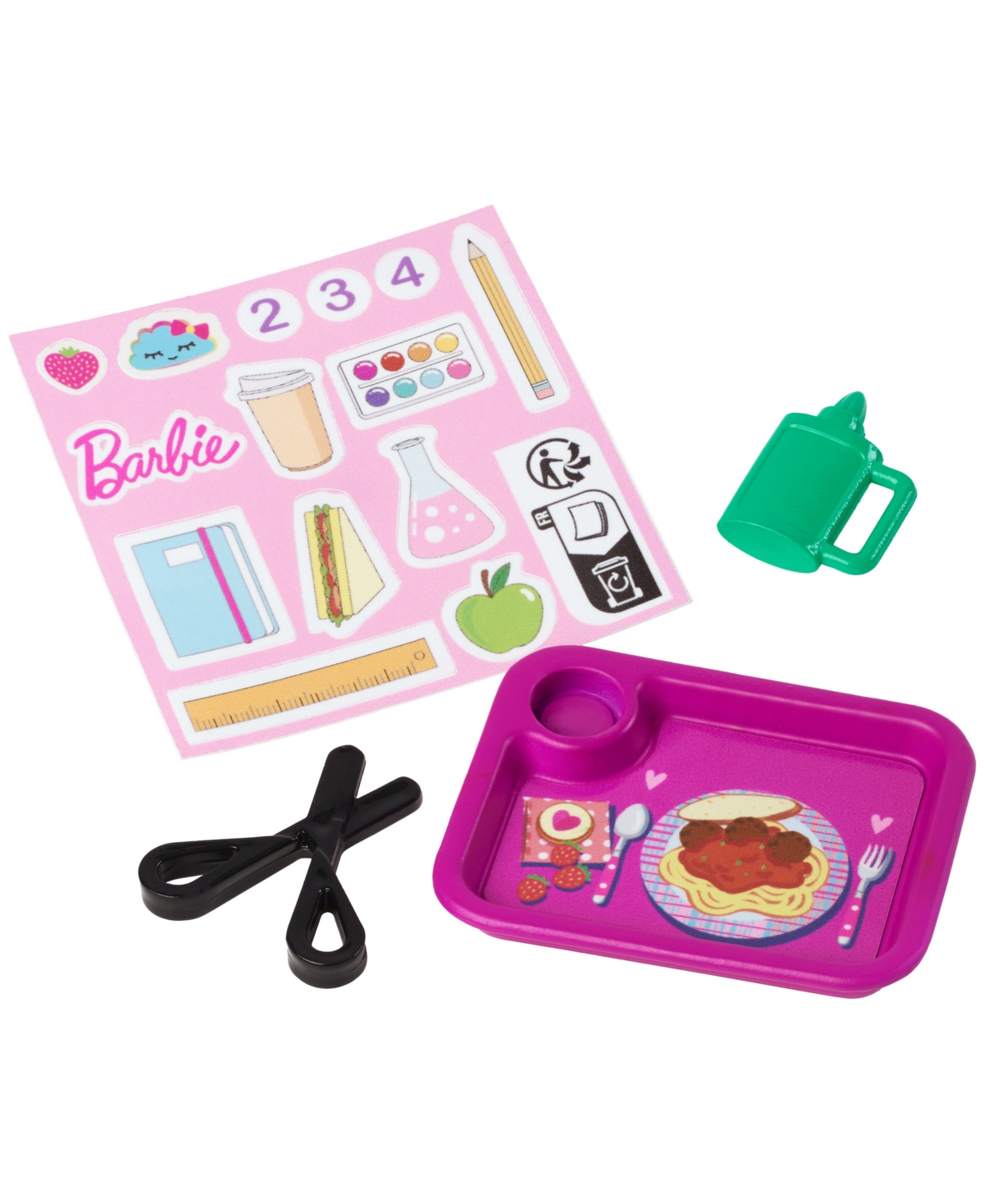 BARBIE TEACHER DOLL WITH BLONDE FASHION DOLL, 1 TODDLER DOLL, & TEACHING ACCESSORIES 