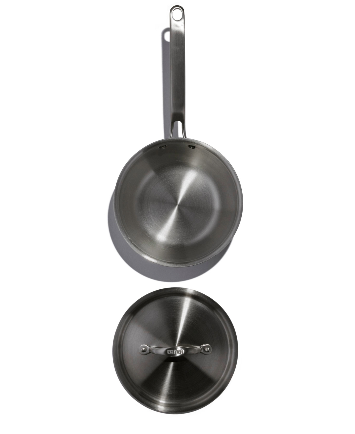 Heritage Steel X Eater 5-ply Stainless Steel 3-qt. Saucier With Lid In Silver