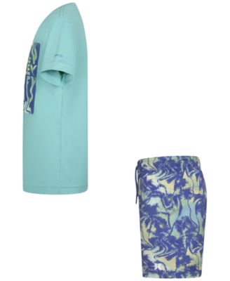 Little Boys Palm Beach Swim Top & Shorts, 2 Piece Set