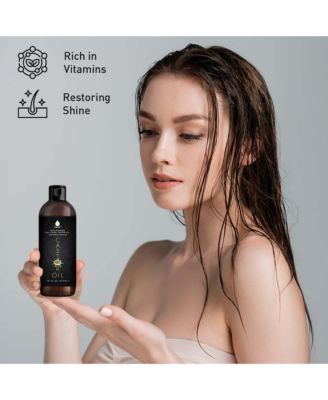 Essential Oils & Skin Care Mega Bundle – 100% Pure Golden Jojoba Oil, Rosehip Oil, Sweet Almond Oil, Fractionated Coconut Oil, and Castor Oil