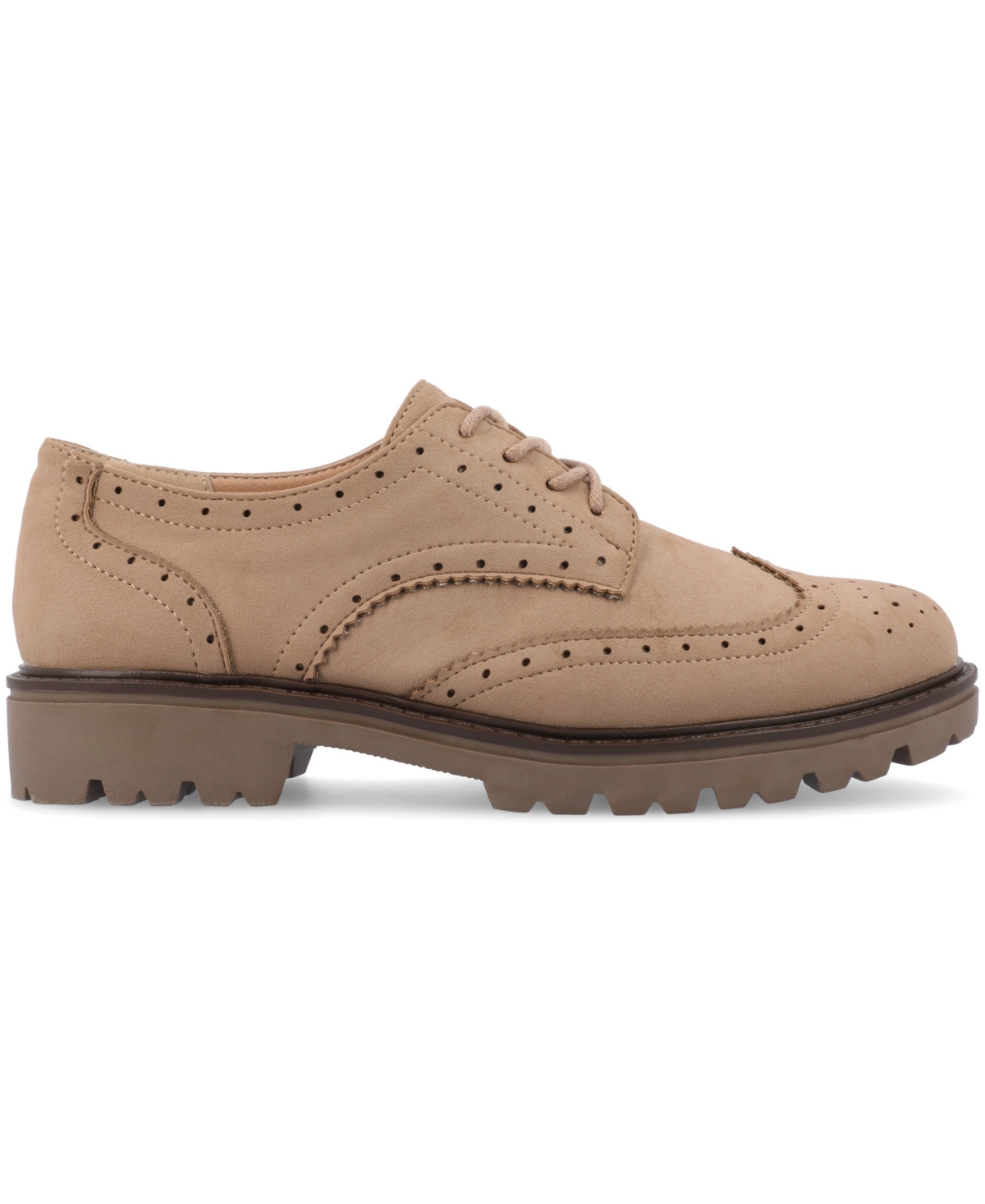 Journee Collection Claudiya Oxford In Taupe